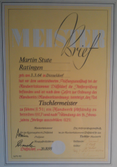 Meisterbrief Düsseldorf
